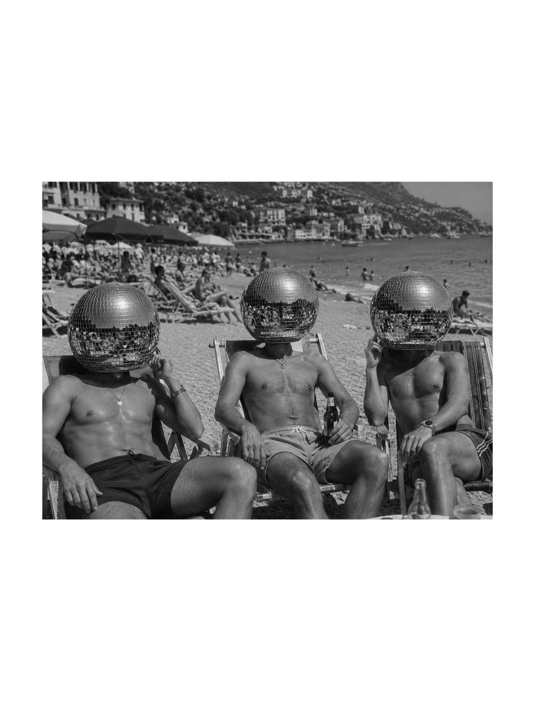 Beach Scene graphic print