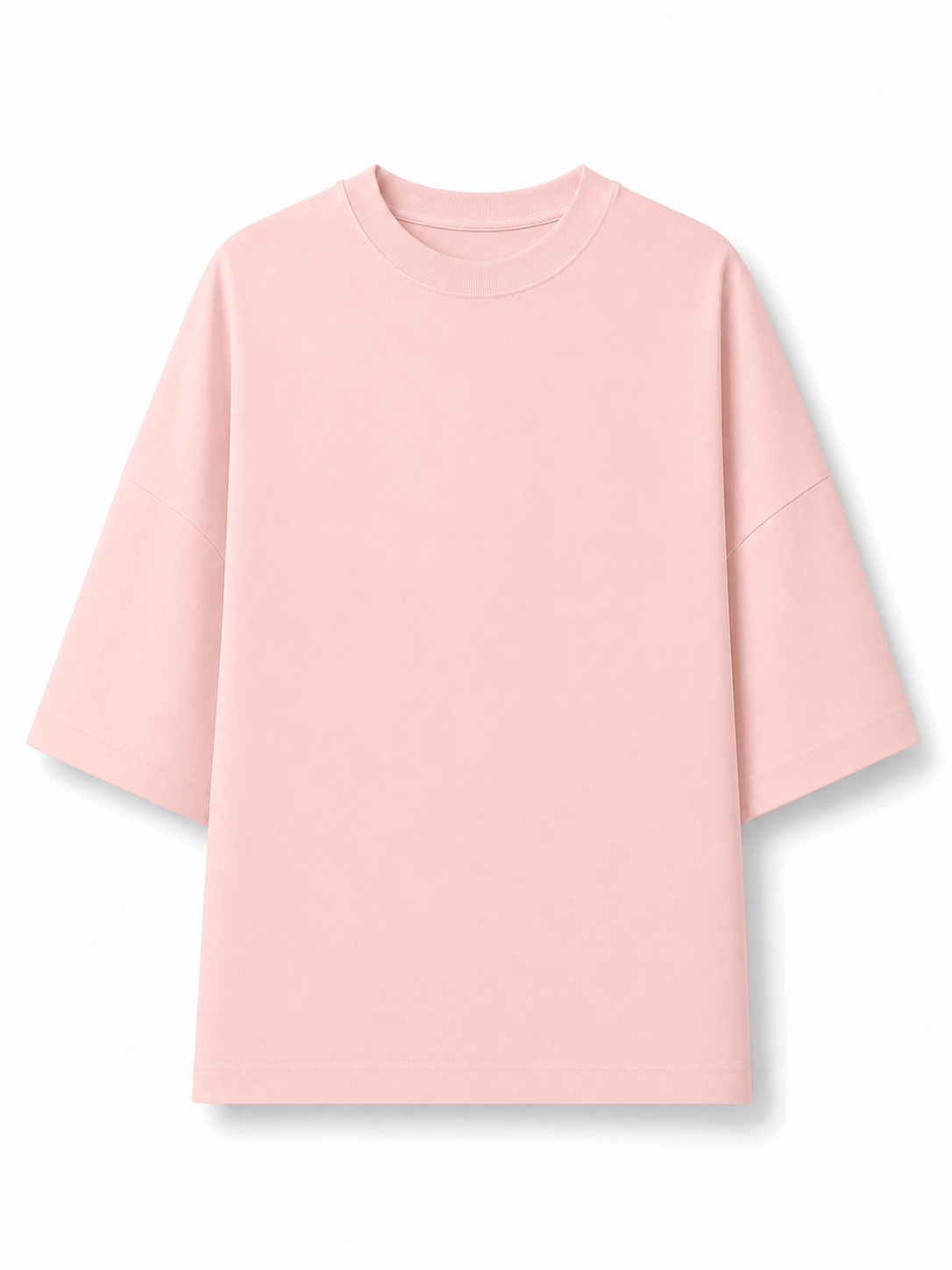 Pink clean oversized fit T-shirt
