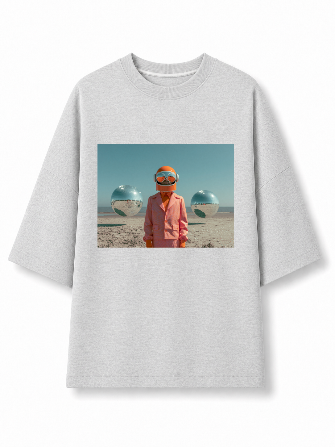 Desert Visitor Grey T-Shirt, front view