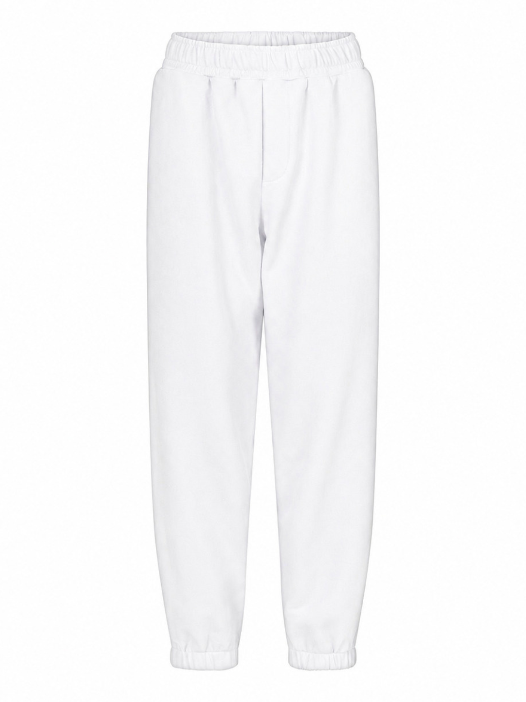 White oversized sweatshirt and jogger set, joggers view